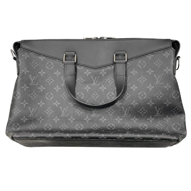 LOUIS VUITTON 路易威登 M40566 Explorer 公事肩背包 PVC MONOGRAM ECLIPSE 灰色 銀釦-1