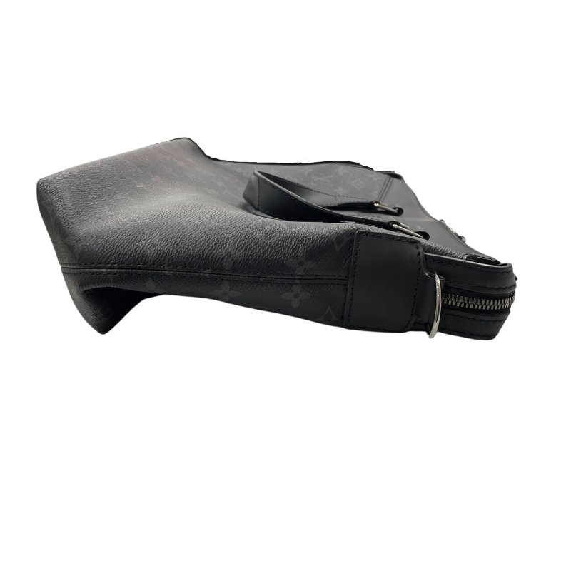 LOUIS VUITTON 路易威登 M40566 Explorer 公事肩背包 PVC MONOGRAM ECLIPSE 灰色 銀釦-3