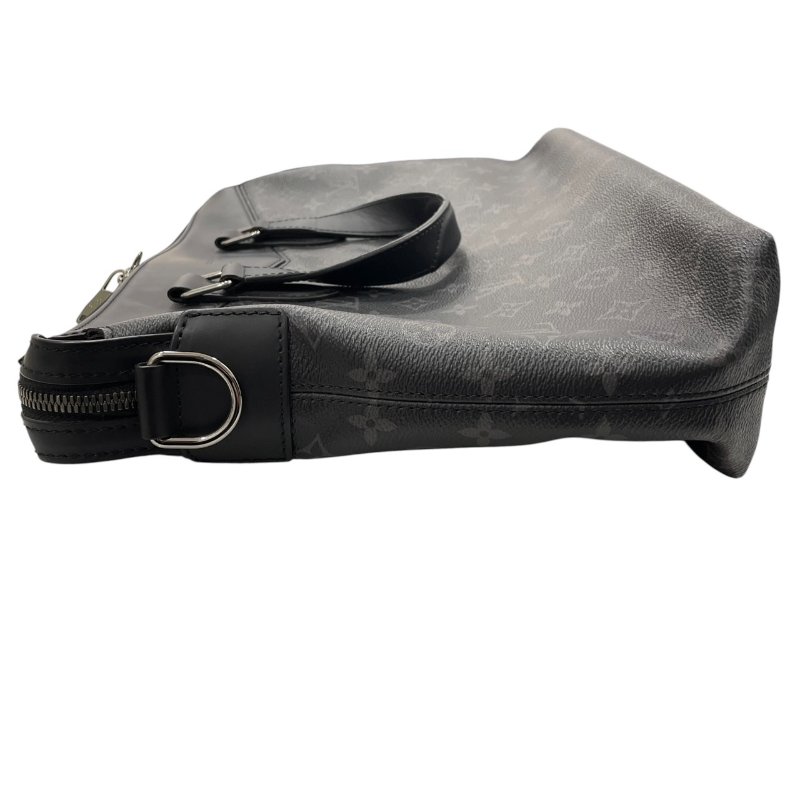 LOUIS VUITTON 路易威登 M40566 Explorer 公事肩背包 PVC MONOGRAM ECLIPSE 灰色 銀釦-4