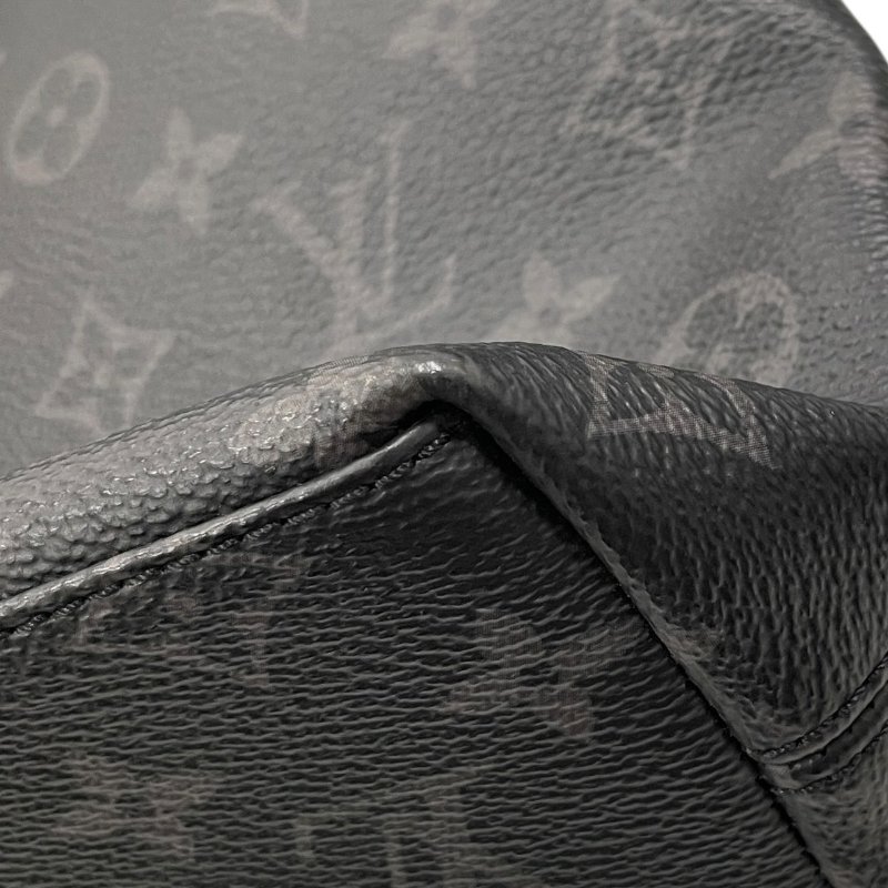 LOUIS VUITTON 路易威登 M40566 Explorer 公事肩背包 PVC MONOGRAM ECLIPSE 灰色 銀釦-7