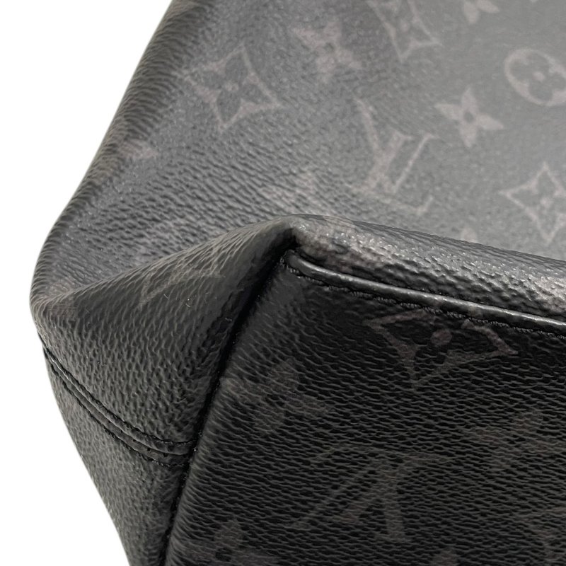 LOUIS VUITTON 路易威登 M40566 Explorer 公事肩背包 PVC MONOGRAM ECLIPSE 灰色 銀釦-8