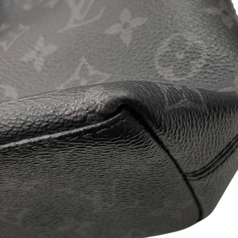 LOUIS VUITTON 路易威登 M40566 Explorer 公事肩背包 PVC MONOGRAM ECLIPSE 灰色 銀釦-9