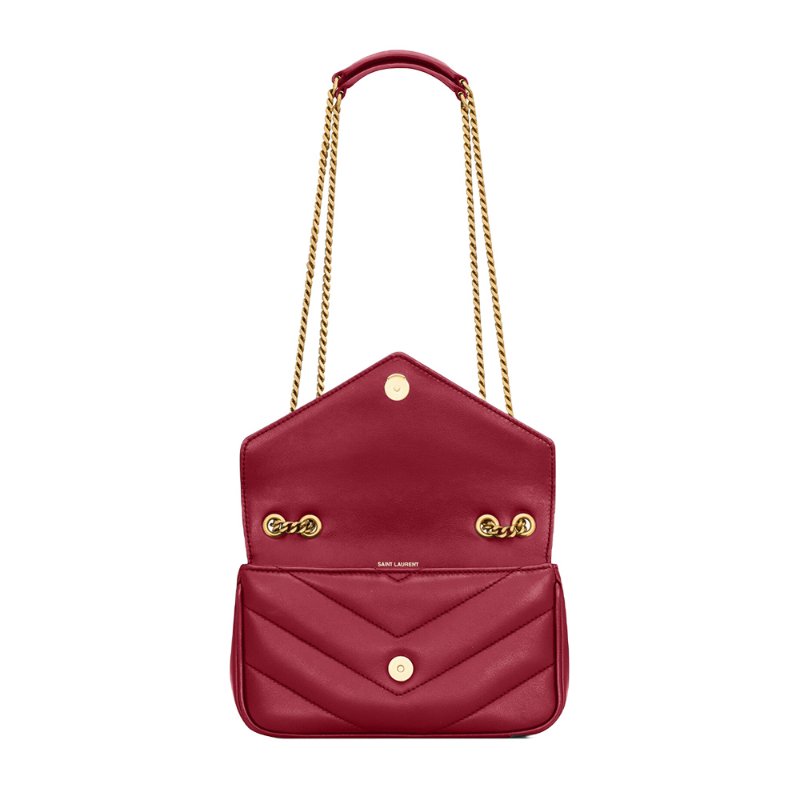 Yves Saint Laurent Loulou Mini Crossbody Bag for Women in Red - 860628-AAEAX-6946-4