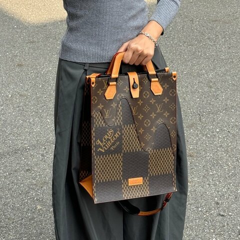 LV Nigo Giant Damier聯名托特包
