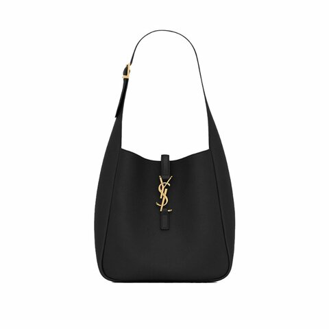 Yves Saint Laurent Le 5 À 7 Small Grain Shoulder Bag for Women in Black - 850533-AAAUQ-1000