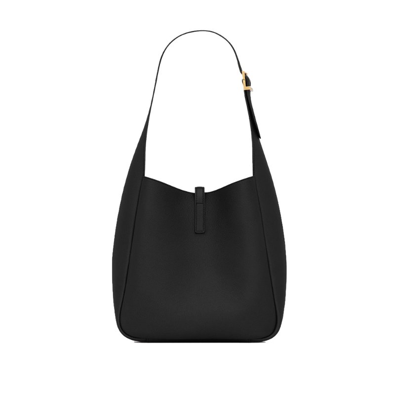 Yves Saint Laurent Le 5 À 7 Small Grain Shoulder Bag for Women in Black - 850533-AAAUQ-1000-2