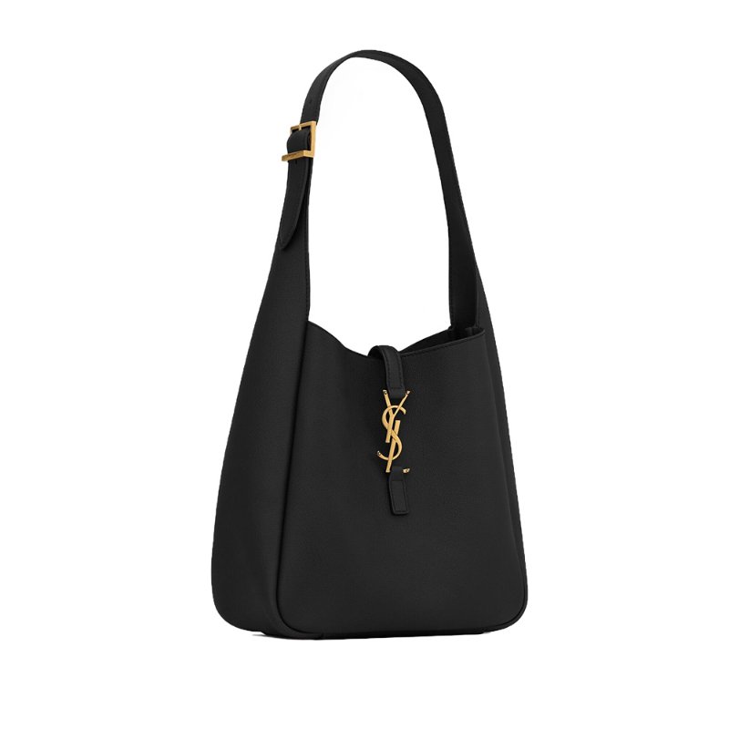 Yves Saint Laurent Le 5 À 7 Small Grain Shoulder Bag for Women in Black - 850533-AAAUQ-1000-3