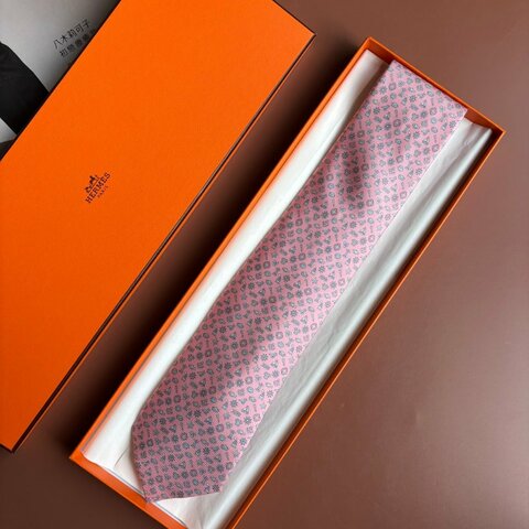 ::HERMES:: 童趣粉色領帶