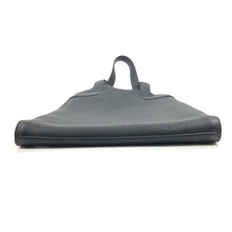 愛馬仕 Cabas Vertige 手提包，Negonda 皮革單背包，黑色，男女皆宜。-2