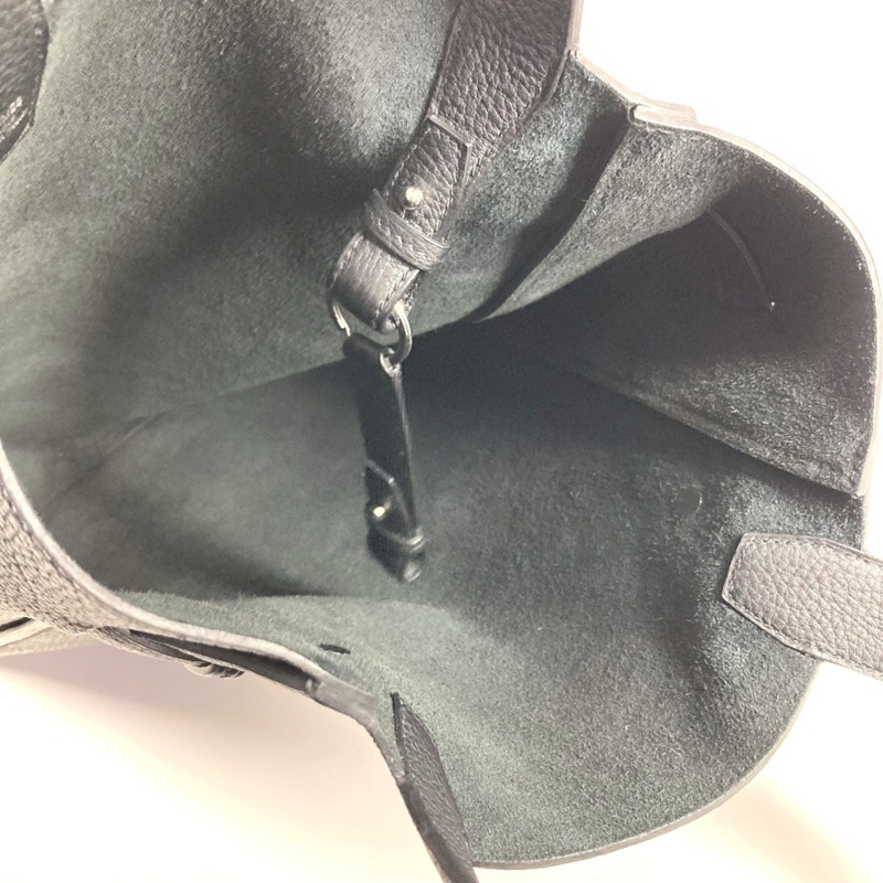 愛馬仕 Cabas Vertige 手提包，Negonda 皮革單背包，黑色，男女皆宜。-5