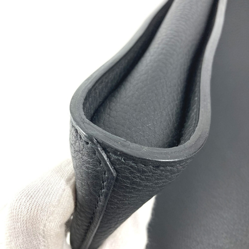 愛馬仕 Cabas Vertige 手提包，Negonda 皮革單背包，黑色，男女皆宜。-8