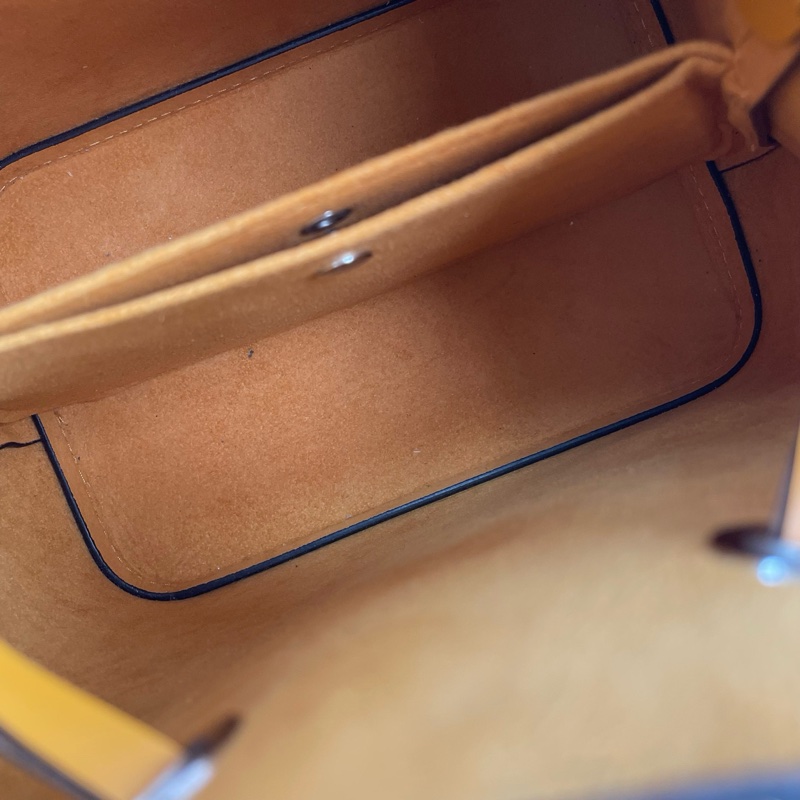 LV NeoNoe BB 水桶 藍色拼色水波紋桶包 芯片款 尺寸約20×13×20 附件塵袋 盒子-10