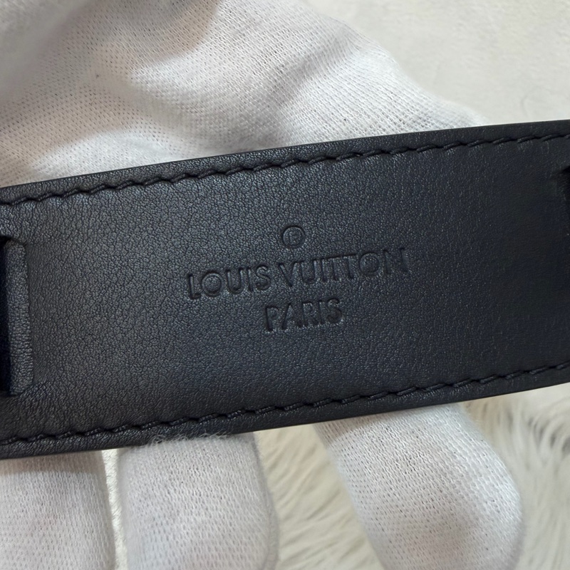 LV M53288 Soft Trunk黑色 壓紋 牛皮 軟箱 皮革 方箱 斜背包-37