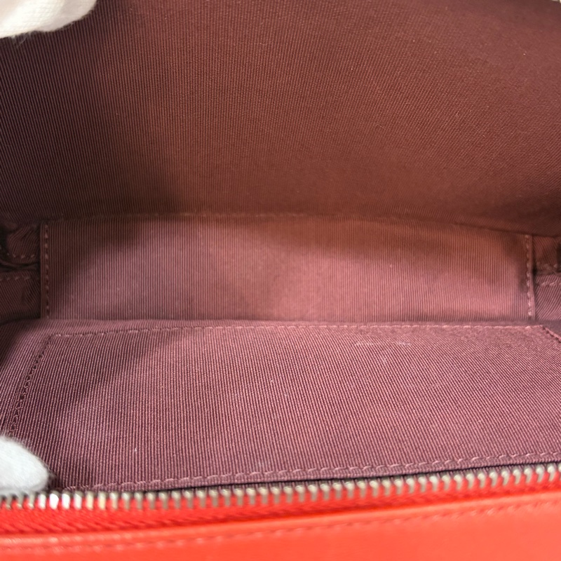 CHANEL BOY CAMERA COCO 19 紅色 暗紅 牛皮 復古銀鍊 相機包肩背包手機包斜背包拉鍊包-36