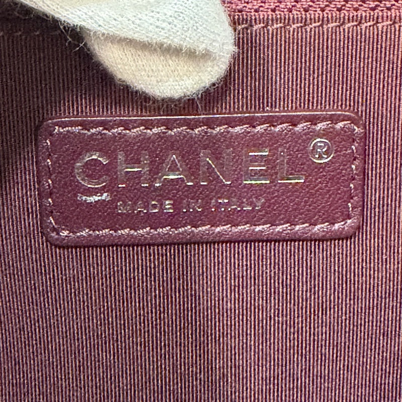 CHANEL BOY CAMERA COCO 19 紅色 暗紅 牛皮 復古銀鍊 相機包肩背包手機包斜背包拉鍊包-46