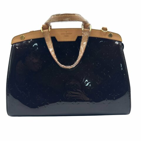 【美收精品】LOUIS VUITTON 漆皮黑紅手提包 C-345【隔月月中將轉賣至日本 上架期限30天】