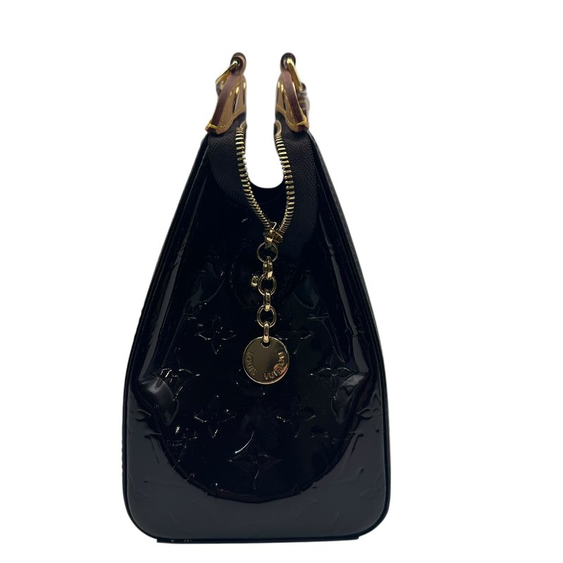 【美收精品】LOUIS VUITTON 漆皮黑紅手提包 C-345【隔月月中將轉賣至日本 上架期限30天】-2