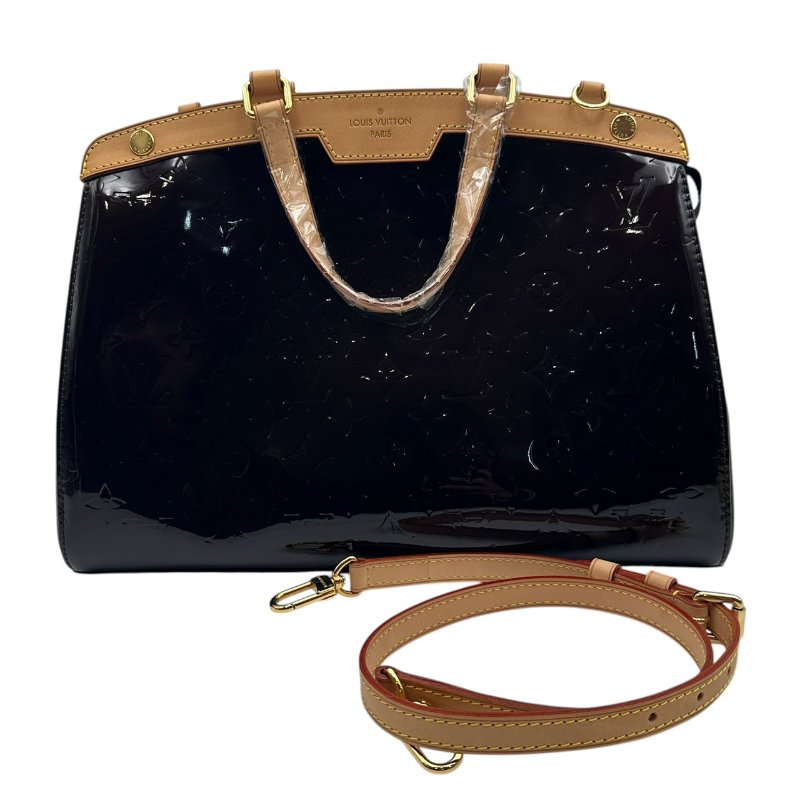 【美收精品】LOUIS VUITTON 漆皮黑紅手提包 C-345【隔月月中將轉賣至日本 上架期限30天】-7