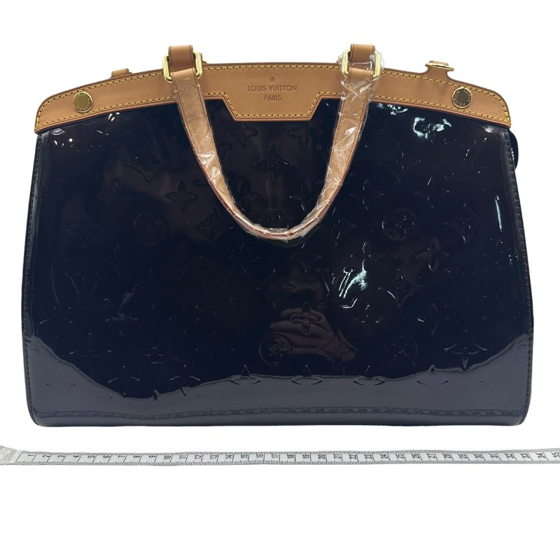 【美收精品】LOUIS VUITTON 漆皮黑紅手提包 C-345【隔月月中將轉賣至日本 上架期限30天】-9