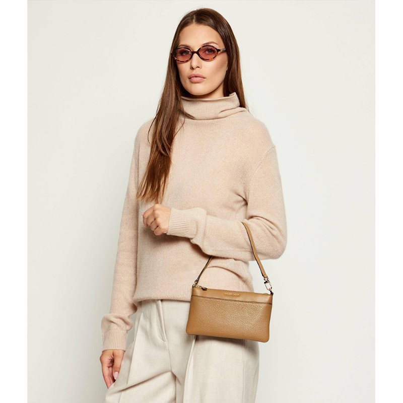 Michael Kors 專櫃經典款 Jet Set系列 防刮皮革多功能雙層手拿長夾/手拿包/手機包/手機長夾/MK長夾-1