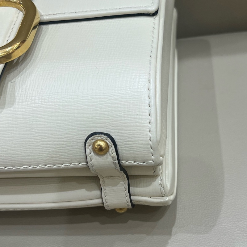 Valentino華倫天奴Stud Sign白金單肩斜挎包-6