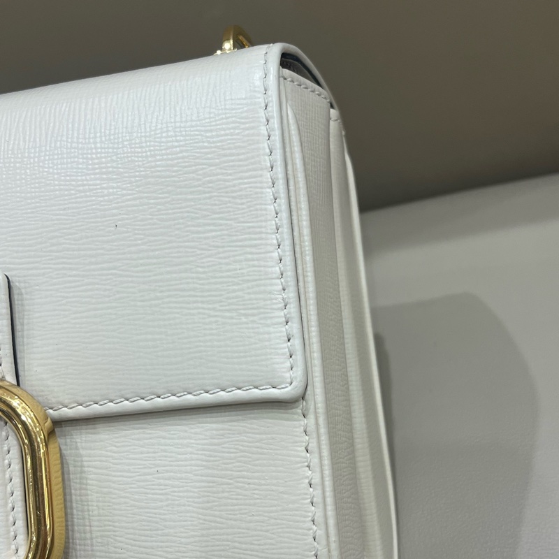 Valentino華倫天奴Stud Sign白金單肩斜挎包-7