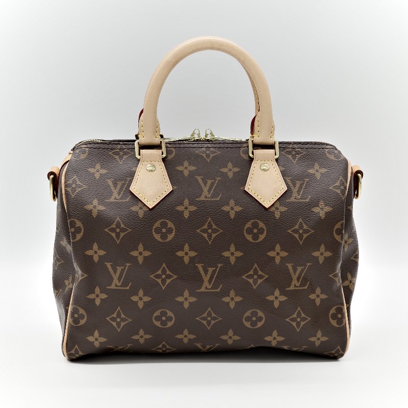 Louis Vuitton 路易威登 Speedy 25 肩帶款 經典花紋 手提包 斜挎包-1