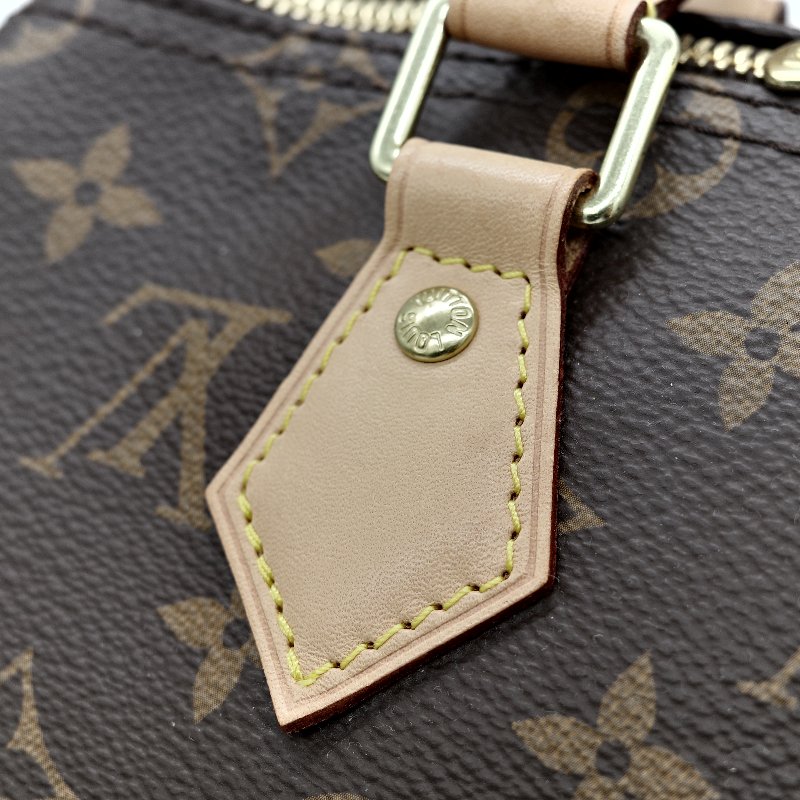 Louis Vuitton 路易威登 Speedy 25 肩帶款 經典花紋 手提包 斜挎包-21