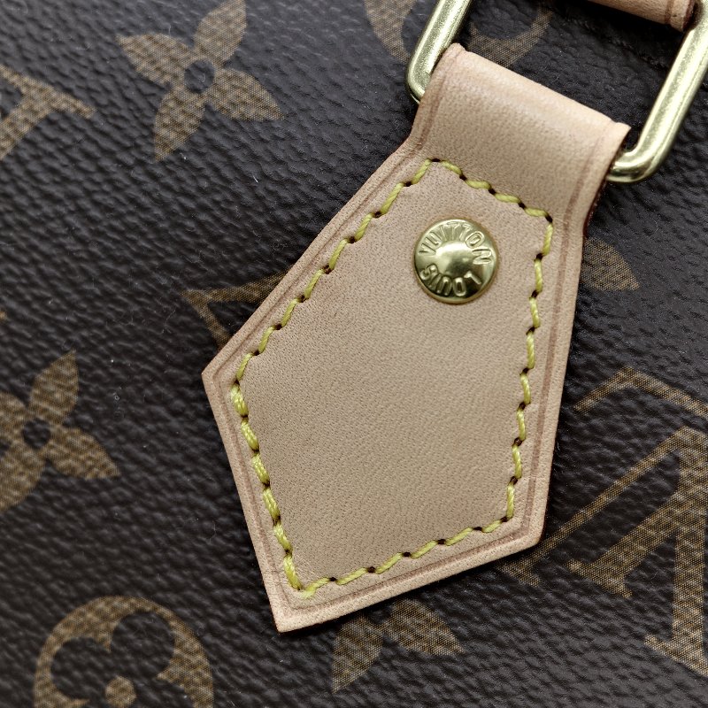 Louis Vuitton 路易威登 Speedy 25 肩帶款 經典花紋 手提包 斜挎包-22