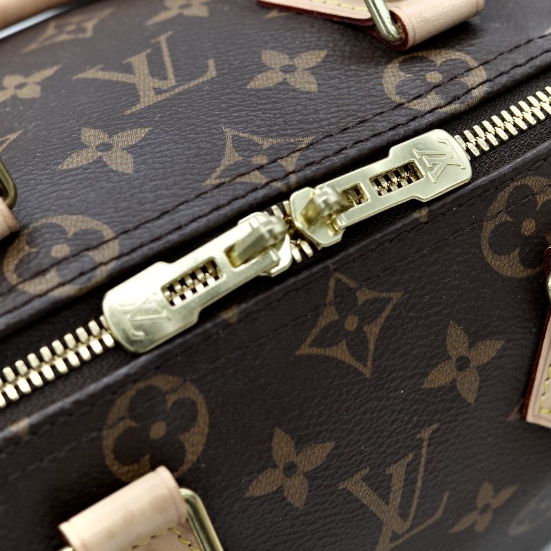 Louis Vuitton 路易威登 Speedy 25 肩帶款 經典花紋 手提包 斜挎包-28