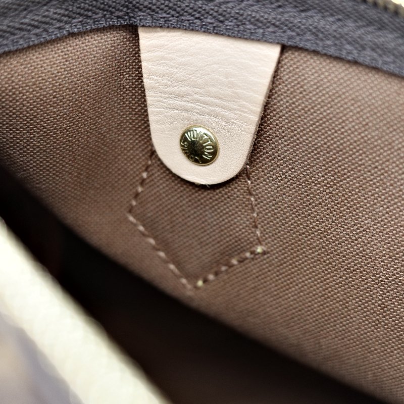 Louis Vuitton 路易威登 Speedy 25 肩帶款 經典花紋 手提包 斜挎包-35