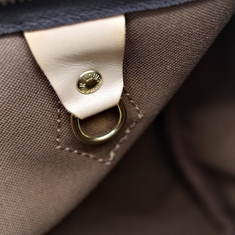 Louis Vuitton 路易威登 Speedy 25 肩帶款 經典花紋 手提包 斜挎包-36