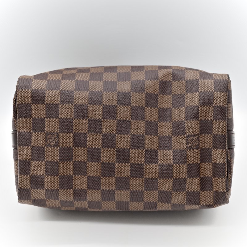 Louis Vuitton 路易威登 Speedy 25 肩帶款 棋盤格 手提包 斜挎包-6