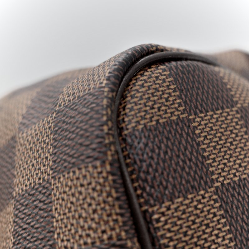 Louis Vuitton 路易威登 Speedy 25 肩帶款 棋盤格 手提包 斜挎包-8