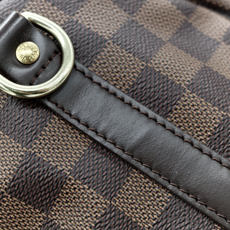 Louis Vuitton 路易威登 Speedy 25 肩帶款 棋盤格 手提包 斜挎包-10