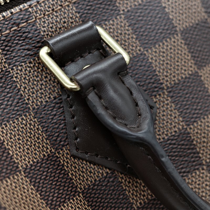 Louis Vuitton 路易威登 Speedy 25 肩帶款 棋盤格 手提包 斜挎包-15