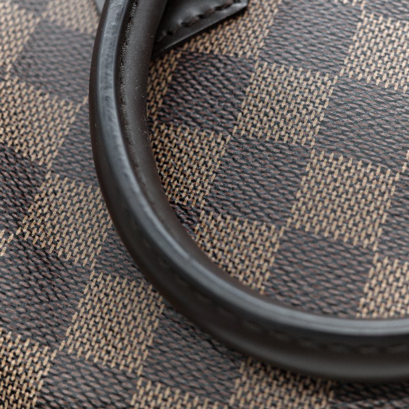 Louis Vuitton 路易威登 Speedy 25 肩帶款 棋盤格 手提包 斜挎包-17