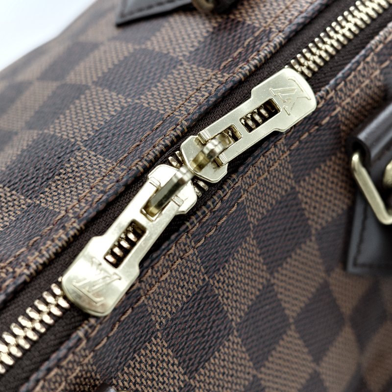 Louis Vuitton 路易威登 Speedy 25 肩帶款 棋盤格 手提包 斜挎包-20
