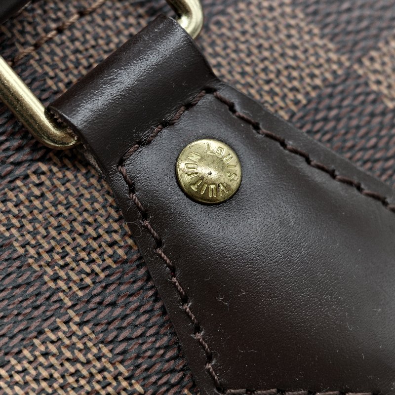 Louis Vuitton 路易威登 Speedy 25 肩帶款 棋盤格 手提包 斜挎包-21