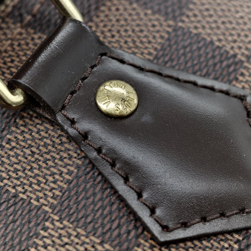 Louis Vuitton 路易威登 Speedy 25 肩帶款 棋盤格 手提包 斜挎包-22