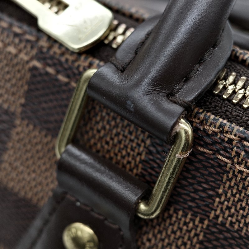 Louis Vuitton 路易威登 Speedy 25 肩帶款 棋盤格 手提包 斜挎包-25