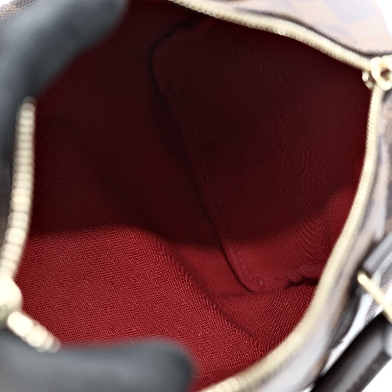 Louis Vuitton 路易威登 Speedy 25 肩帶款 棋盤格 手提包 斜挎包-26