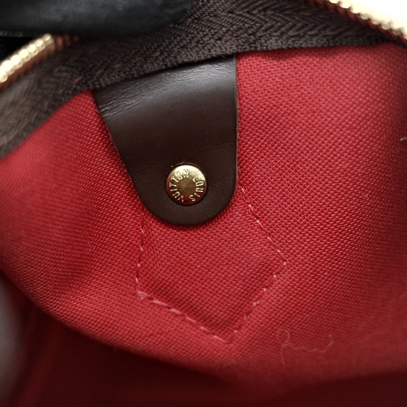 Louis Vuitton 路易威登 Speedy 25 肩帶款 棋盤格 手提包 斜挎包-27