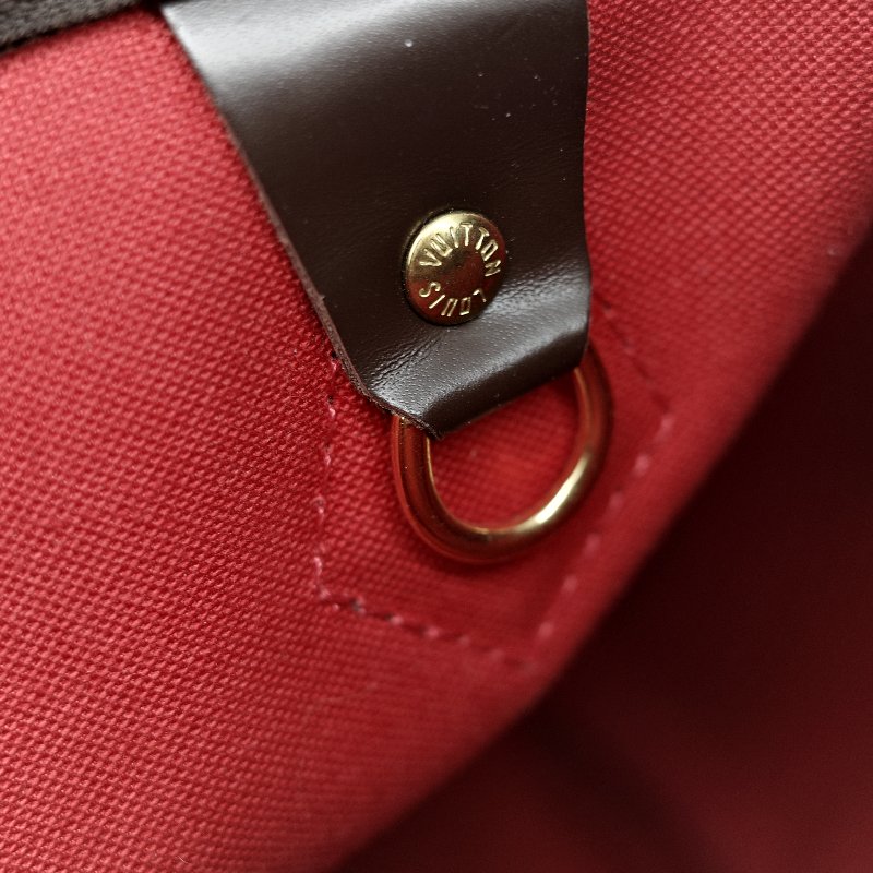 Louis Vuitton 路易威登 Speedy 25 肩帶款 棋盤格 手提包 斜挎包-28