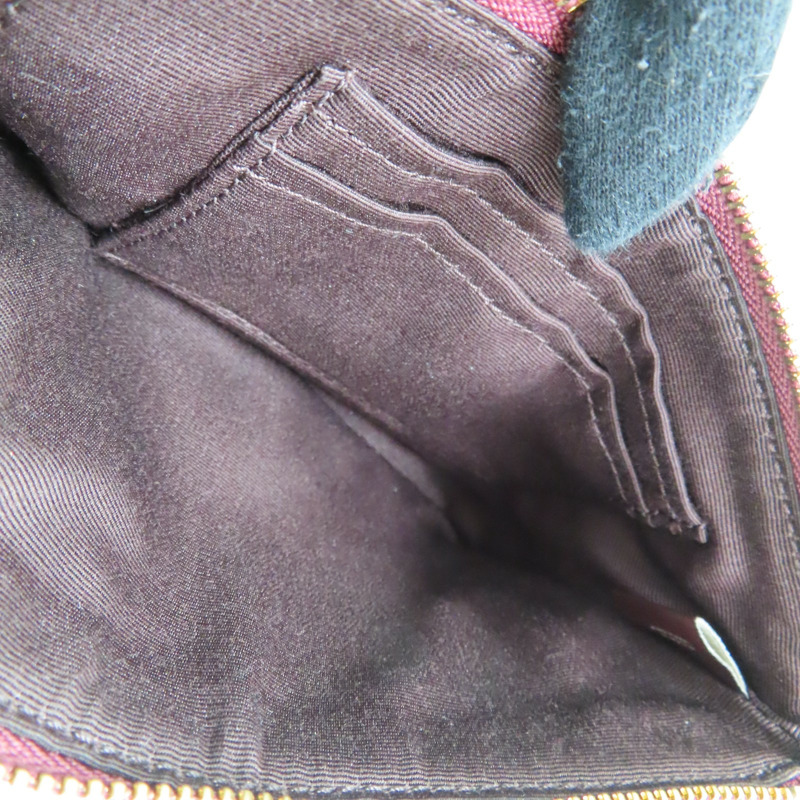 紅色 牛皮 C logo 手拿包 【COACH 寇馳】-4