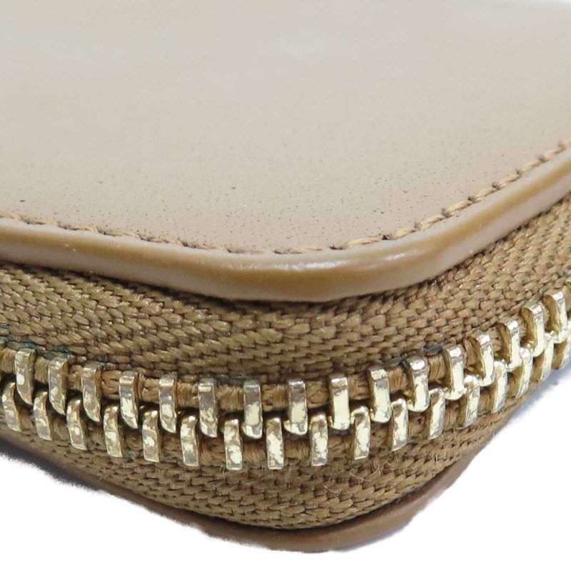 Suna Fujita Lemurs 棕色 小狐猴 牛皮 拉鍊 卡夾零錢包【LOEWE 羅威】-8