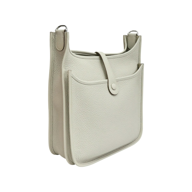 冰川白 TC牛皮 Evelyne Poche 29 肩背包 B刻【HERMES 愛馬仕】 H056277CK-1