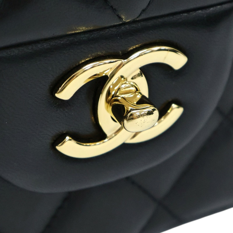 黑色 羊皮 COCO Jumbo 30 肩背包 金釦【CHANEL 香奈兒】 A58600-7