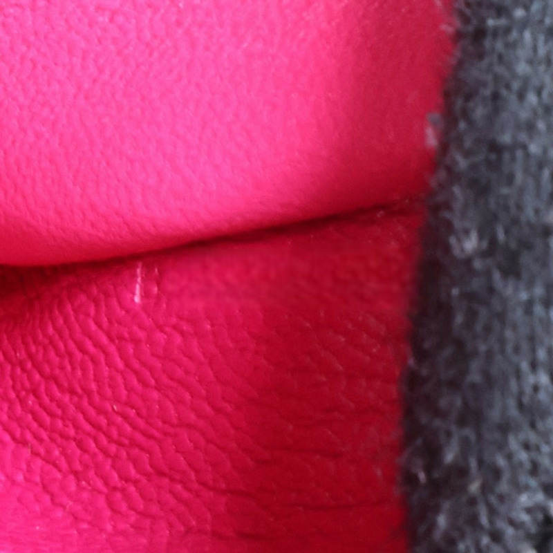 粉紅玫瑰墨西哥色 Chevre山羊皮 Kelly To Go Wallet 肩背包 B刻 銀釦【HERMES 愛馬仕】-5