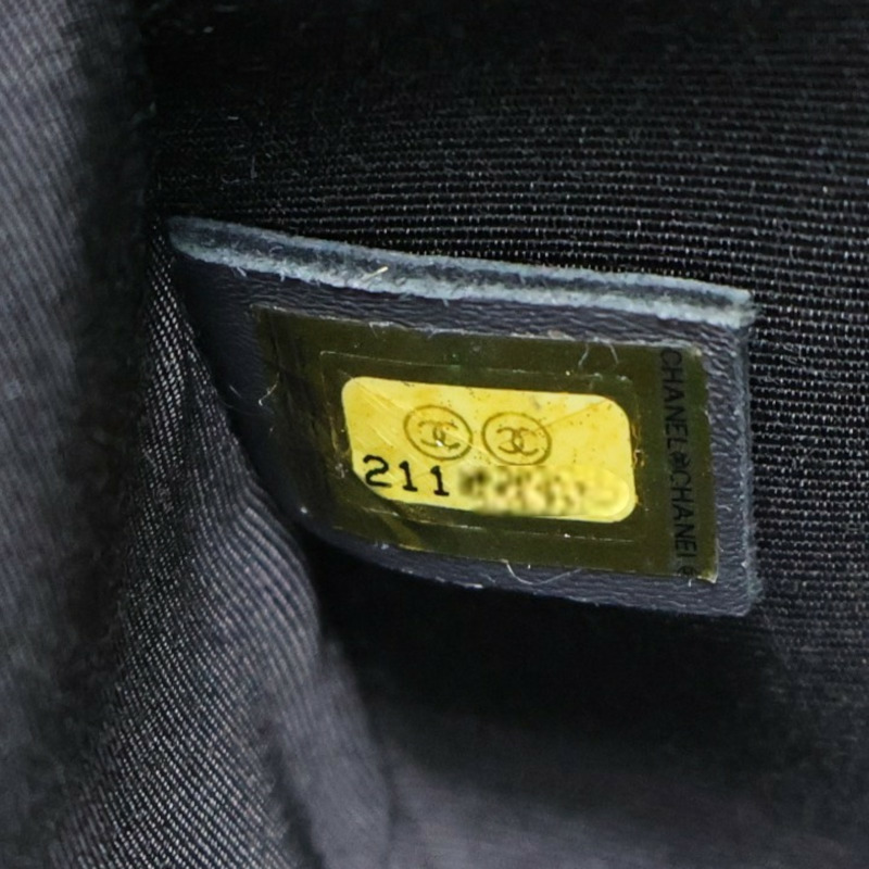 灰色 羊皮 Boy25 銀釦 鍊帶肩背包【CHANEL 香奈兒】 A67086-5